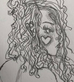 head shot sketch