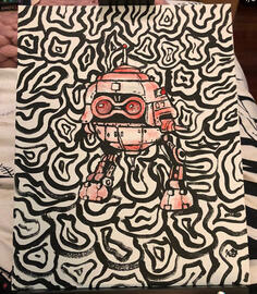 medium canvas painting