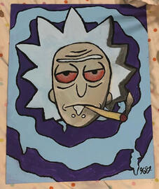 medium canvas painting