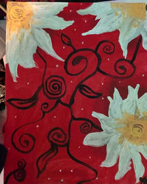 large canvas painting