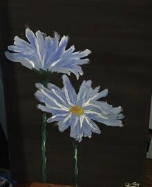 large canvas painting